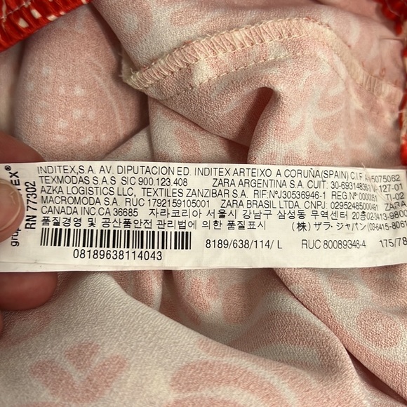 Zara flared floral print pants - Picture 8 of 11